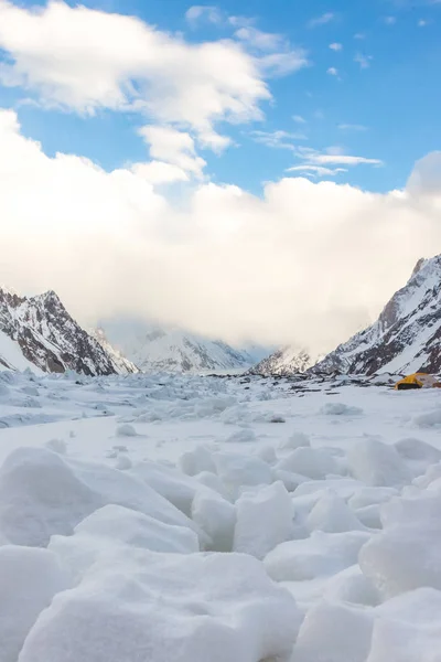 Montagne Sommet Deuxième Haute Montagne Dans Monde Trek Pakistan Asie — Photo