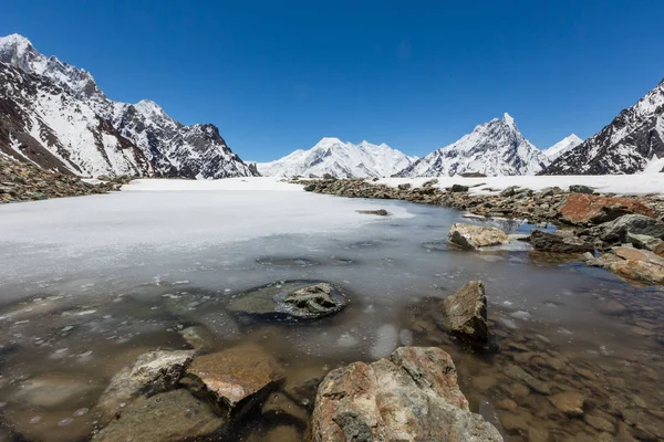 Pico Montaña Segunda Montaña Más Alta Del Mundo Trek Pakistán — Foto de Stock