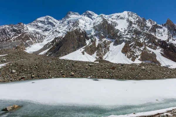 Dağ Tepe Ikinci Yüksek Dağı Dünyanın Trek Pakistan Asya — Stok fotoğraf