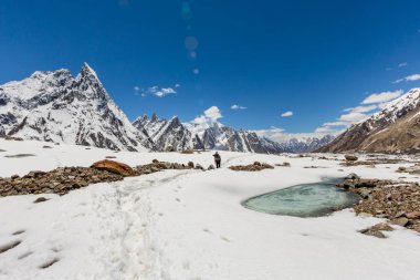 K2 dağ tepe, ikinci en yüksek dağı dünyanın K2 trek, Pakistan, Asya