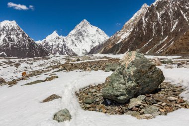K2 dağ tepe, ikinci en yüksek dağı dünyanın K2 trek, Pakistan, Asya