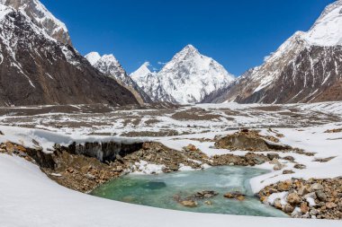 K2 dağ tepe, ikinci en yüksek dağı dünyanın K2 trek, Pakistan, Asya