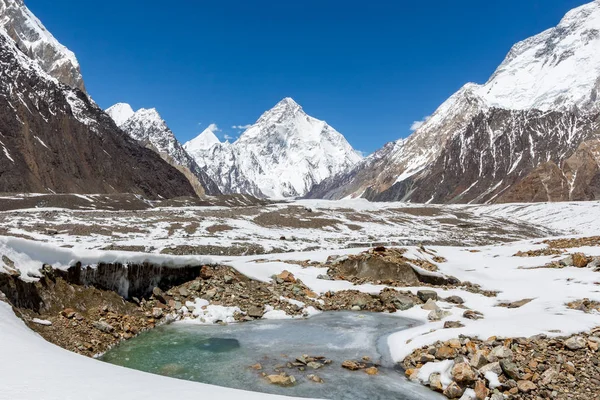 Pico Montaña Segunda Montaña Más Alta Del Mundo Trek Pakistán — Foto de Stock