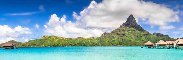 Île Bora Bora Polynésie Française Bannière Web Vue Panoramique Cette — Photo