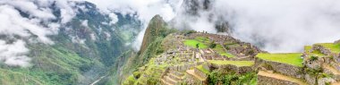 Machu Picchu, bir Peru Tarihi Mabedi ve UNESCO Dünya Mirası Alanı. Dünyanın Yeni Yedi Harikası 'ndan biri. Cuzco.