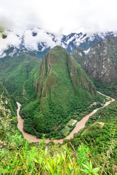 Мачу Пикчу Перуанский Исторический Заповедник Одно Семи Новых Чудес Света — стоковое фото