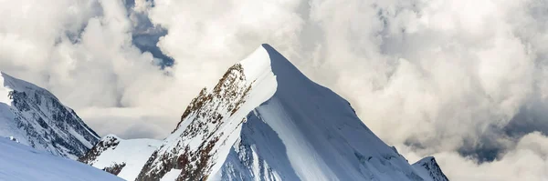 Mont Blanc Berg Vita Berget Utsikt Från Aiguille Midi Mount — Stockfoto