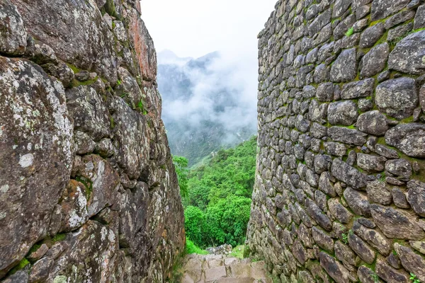 Machu Picchu Ein Historisches Heiligtum Peru Eines Der Neuen Sieben — Stockfoto