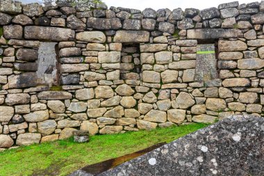 Machu Picchu, Peru 'nun tarihi mabedi. Dünyanın Yeni Yedi Harikası 'ndan biri. Cuzco.