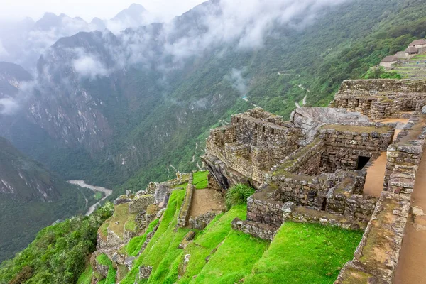 Machu Picchu Ein Historisches Heiligtum Peru Eines Der Neuen Sieben — Stockfoto