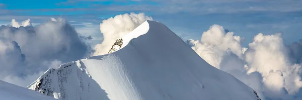 Mont Blanc Montagne Blanche Vue Aiguille Midi Mont France — Photo