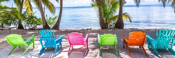 Belize Ett Tropiskt Paradis Centralamerika Webbbanner Panoramautsikt — Stockfoto