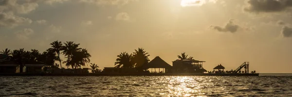 Belize Paraíso Tropical América Central Banner Web Vista Panorâmica — Fotografia de Stock