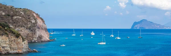 Vulkan Stromboli Skärgård Eolie Sicilien Italien — Stockfoto