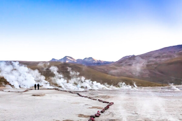 El Tatio geysers , San Pedro de Atacama, Chile. South America.