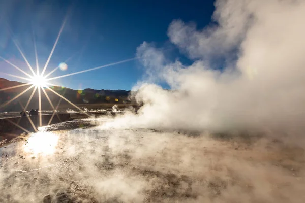 Geyser Tatio San Pedro Atacama Cile America Del Sud — Foto Stock