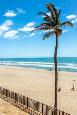 Brezilya 'nın Fortaleza şehrindeki Aquiraz bölgesinde Porto das Dunas plajı. Güney Amerika.
