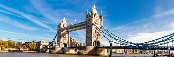 Tower Bridge Londýně Spojené Království Evropa Webový Banner Panoramatickém Zobrazení — Stock fotografie