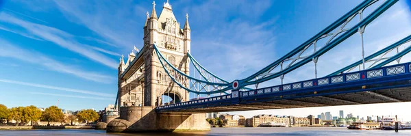 Tower Bridge Londýně Spojené Království Evropa Webový Banner Panoramatickém Zobrazení — Stock fotografie