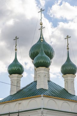 Kurtarıcı kilise çan kulesi bir kulenin Kostroma şehir saflarında ile tüm merhamet