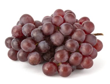 Olgun sulu kırmızı üzüm demet bir mat ışık film ile kaplı