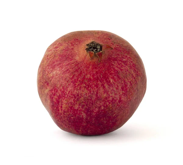 Granada jugosa roja madura con rubí brillante llena de ta dulce — Foto de Stock