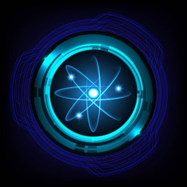 kamera ile arkaplan vektör illüstrasyonu, dijital güvenlik kavramı