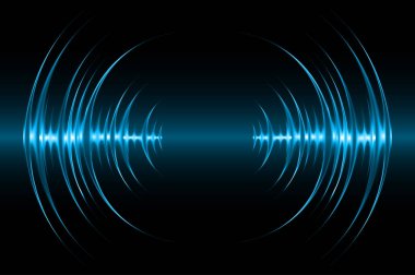 soyut vektör arkaplanı, ses kayıt eğrisi