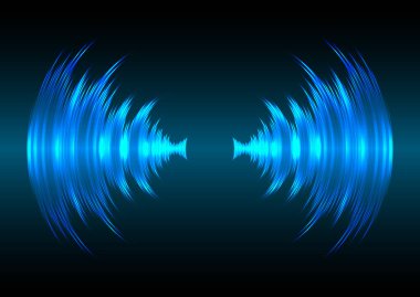 soyut vektör arkaplanı, ses kayıt eğrisi