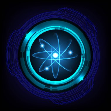 kamera ile arkaplan vektör illüstrasyonu, dijital güvenlik kavramı