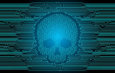 dijital duvar kağıdı, kafatası ile arkaplan kodları