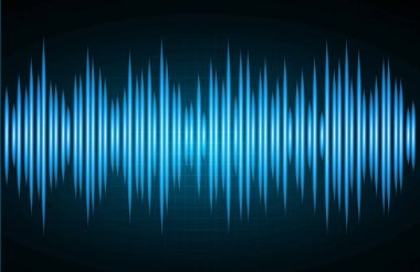 soyut vektör arkaplanı, ses kayıt eğrisi
