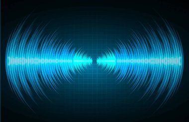 soyut vektör arkaplanı, ses kayıt eğrisi