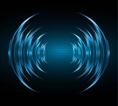 soyut vektör arkaplanı, ses kayıt eğrisi