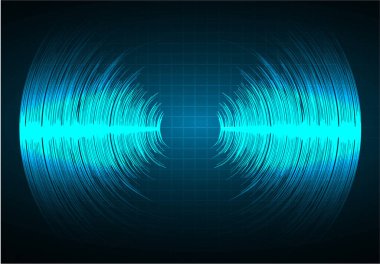 soyut vektör arkaplanı, ses kayıt eğrisi