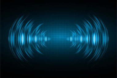 soyut vektör arkaplanı, ses kayıt eğrisi