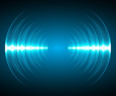 soyut vektör arkaplanı, ses kayıt eğrisi