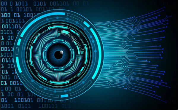 kamera ile arkaplan vektör illüstrasyonu, dijital güvenlik kavramı