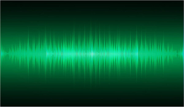 abstract vector background, sound recording curve
