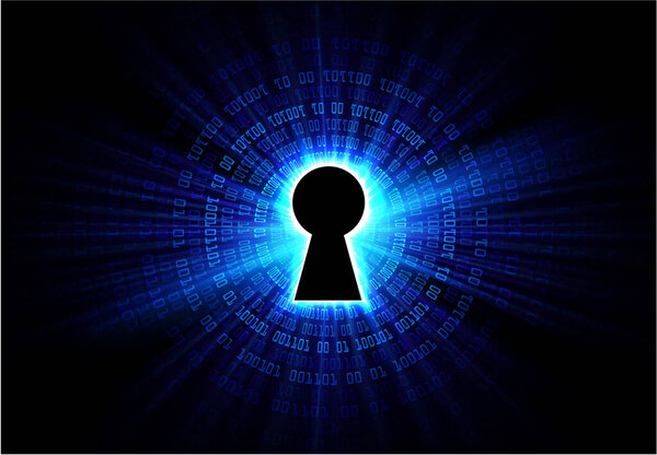 фоновая векторная иллюстрация с шкафчиком, концепция цифровой безопасности