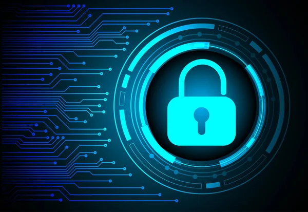 Dolabı olan arka plan vektör illüstrasyonu, dijital güvenlik kavramı