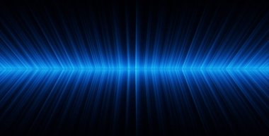 Karanlık arkaplanda titreşen ses dalgalarıyla vektör illüstrasyonu