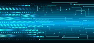 Akan dijital veri ile soyut vektör arkaplanı