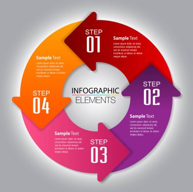 iş bilgisi konsept tasarımı, vektör illüstrasyon şablonu