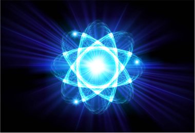 Siyah zemin üzerindeki soyut patlamanın modern vektör çizimi