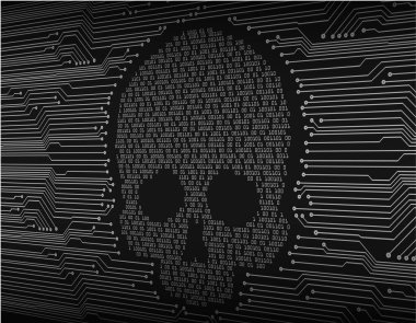 kurukafa siber devre gelecekteki teknoloji konsepti