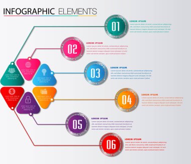 İnternet sitesi bilgisayar grafik teknolojisi ve internet için renkli modern metin kutusu şablonu, numaralar. Metin veya alıntılar için renk çerçeveleri kümesi. Broşür. Çok, çok çeşitli. bilgi grafikleri