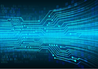 veri güvenliği kavramı arka plan, vektör illüstrasyonu