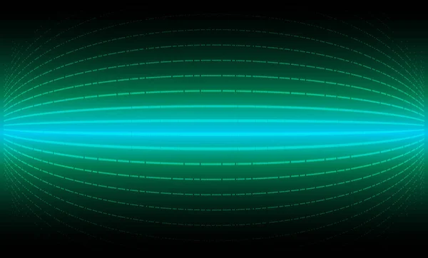 Färgglada Oscillerande Ljudvågor Mörk Bakgrund — Stock vektor