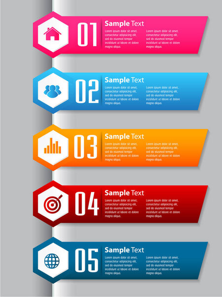 business info graphic concept design, vector illustration template